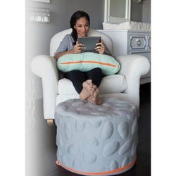 Nook Pebble Pouf - Misty