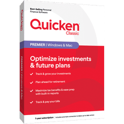 Quicken Premier Personal Finance & Investment Software