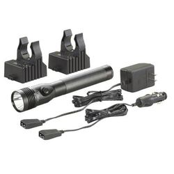Streamlight Stinger DS LED HL Flashlight 800 Lumens w/120V AC/12V DC - 2 Holders NiMH Battery 75454