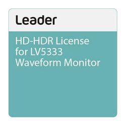 Leader HD-HDR License for LV5333 Waveform Monitor LV5333SER02