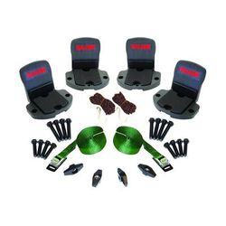 Malone Auto Racks Big Foot Pro Canoe Carrier w/Tie-Downs Gunwale Brackets Side Loading MPG112MD