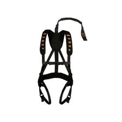 Muddy Magnum Pro Harness includes Lineman's Belt Tree Strap Suspension Releif Strap Black/Orange MSH110