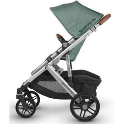 UPPAbaby 2018 / 2019 Vista Stroller - Emmett (Green Melange/Silver/Saddle Leather)