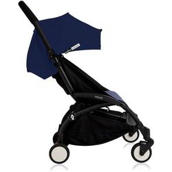 Babyzen Yoyo+ 6+ Compact Stroller - Black / Air France Blue