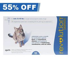 Revolution For Cats (Blue) 2.6 - 7.5 Kg 3 Pack - 55% Off Today