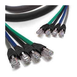 FLEXYGY FLEX4 4-Channel Rugged Cat5e UTP Snake Cable (150') 404CAT5E-4RJ-150BLA