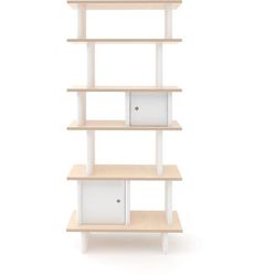 Oeuf Vertical Mini Library - White/Birch