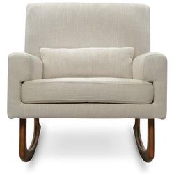 Nursery Works Sleepytime Rocker, Walnut Legs - Oatmeal