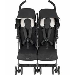 Maclaren Open Box Twin Techno Double Stroller - Black