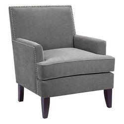 Madison Park Colton Track Arm Club Chair in Grey - Olliix FPF18-0160