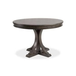 Madison Park Signature Helena Round Dining Table in Reclaimed Grey - Olliix MPS121-0113