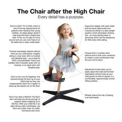 Nomi Chair - White/Black Oak