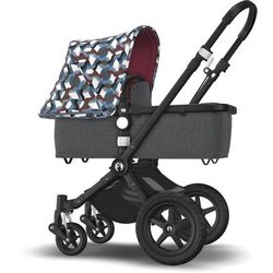 Bugaboo Cameleon 3 Plus Complete Stroller - Black/Grey Melange/Waves
