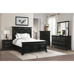 Picket House Furnishings Trent 2-Drawer Nightstand in Antique Black - Picket House Furnishings CY650NS