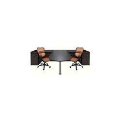 Charcoal 2-Person Shared Workstation
