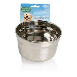 Stainless Steel Crock, Medium, Silver