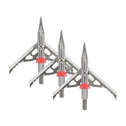 Rage Broadhead Hypodermic Trypan Xbow 100gr 2in Cut 3pk