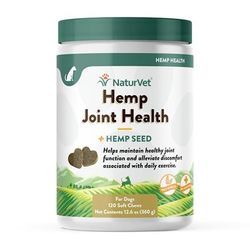 Hemp Joint Health Plus Hemp Seed Soft Chew for Dogs, Count of 120, 120 CT