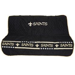 NFL NFC Car Seat Cover, New Orleans Saints, Standard, Black