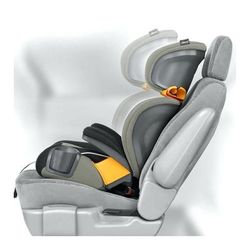 Chicco KidFit Zip 2-in-1 Belt Positioning Booster Car Seat - Midnight