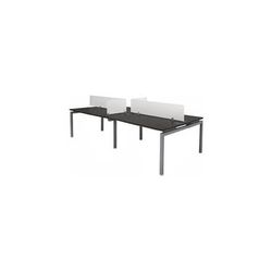 4-Person Benching Workstation w/ 72" x 24" Worksurfaces