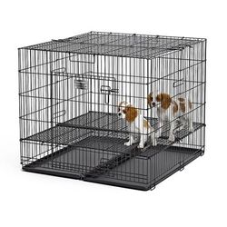 Homes for Puppy Playpen with 1/2" Floor Grid, 36" L X 36.75" W X 31.5" H, X-Large, Black