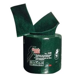Rouleau De 40 Tampons Vert Predecoupe Scotch-brite - Scotch-Brite