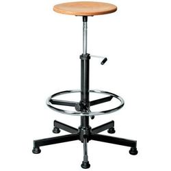 Tabouret Bois Repose Pieds Assise Hteur 68 A 83 Cm - Linea Fabbrica