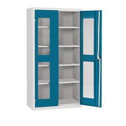 Armoire Haute P. Transp P 620 X H 1980 Gris/bleu - Acial