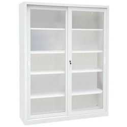 Armoire Mono P. Couliss Transp H2000xp650 Mm Gris L1500x - Manutan Expert