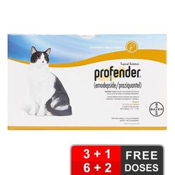 Profender Medium Cats (0.70 Ml) 5.5-11 Lbs 6 Doses + 2 Free