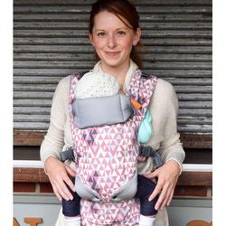 Beco Baby Gemini Baby Carrier - Geo Dusty Pink