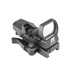 NcSTAR Red & Green Reflex Sight/4 Reticles/QR Mnt Black D4RGBQ