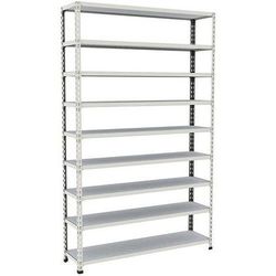 rayonnage d'archives rapid 2 1980x1220x305 9 tab metal gris