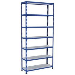 rayonnage d'archives rapid 2 1980x915x305 7 tab metal bleu