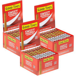 Good Times 3-Fer Natural Cigarillo Sweet - Box of 180