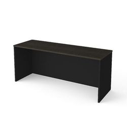 Pro-Concept Plus Credenza in Deep Grey & Black - Bestar 110611-1132