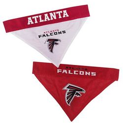 Pets First NFL NFC Reversible Bandana For Dogs, Large/X-Large, Atlanta Falcons