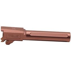 True Precision Pistol Barrel 9mm 1/2x28 Thread Sig P365 XL Non-Threaded Copper Sub-Compact TP-P365XLB-XC
