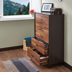 Eloy Chest in Walnut & Espresso - Acme Furniture 97366