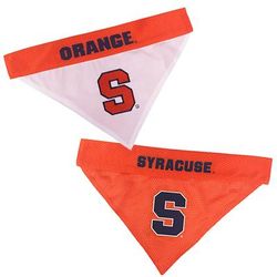 Pets First NCAA ACC Reversible Bandana for Dogs, Small/Medium, Syracuse Orange