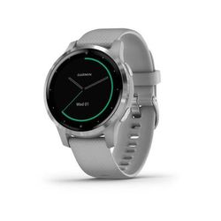 Garmin Vivoactive 4S GPS Smartwatch Powder Gray/Silver 010-02172-01