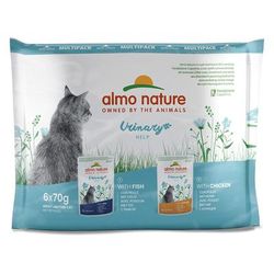 12x70g Pesce+Pollo Holistic Urinary Help Almo Nature umido per gatti