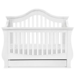 Million Dollar Baby Ashbury 4-in-1 Convertible Crib - White