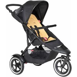 Phil & Teds Sport Stroller & Liner - Black/Butterscotch