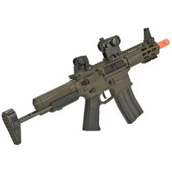 Krytac / KRISS USA Full Metal Trident MKII PDW Airsoft AEG Rifle Dark Earth Large KTAEG-TR2PDW-FDE01
