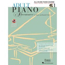 Adult Piano Adventures All-In-One Piano Course Book 1 (Book/Online Audio)