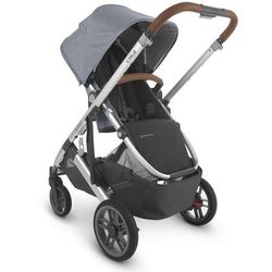 UPPAbaby Cruz V2 Stroller - Gregory (Blue Melange/Silver/Saddle Leather)