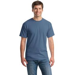 Gildan G500 Adult Heavy Cotton T-Shirt in Indigo Blue size XL 5000, G5000