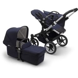 Bugaboo Donkey3 Classic Mono Stroller - Aluminum/Dark Navy